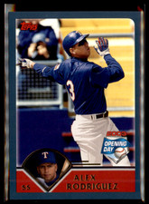 2003 Topps Opening Day #1 Alex Rodriguez