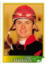 Eric Atkinson trading card (Horse Racing) 1993 Jockey Star #3