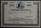 Lot 14 X Carter Hawley Hale Stores, Inc. 1970er 100 shares