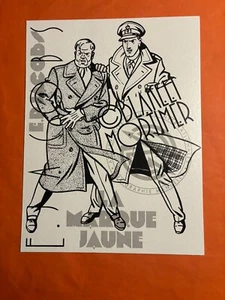 JACOBS RARE PRESENTOIR SERIGRAPHIE BLAKE ET MORTIMER ETAT NEUF - Picture 1 of 2