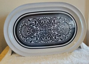 Noritake Primastone Stoneware OVAL SERVING PLATTER 14" x 9 1/2 Malaga 8301 Japan - Picture 1 of 5