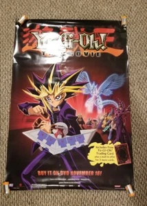 Yu-Gi-Oh Original Movie Poster for DVD Release with Trading Cards - Rare Poster - Picture 1 of 9