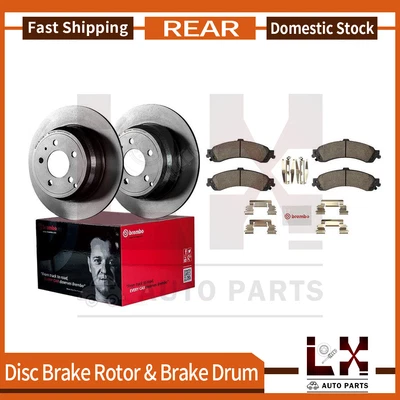 Rotor y pastilla de freno trasero Brembo 6 para GMC Sierra 1500 Classic 2007 Foto 1 de 4