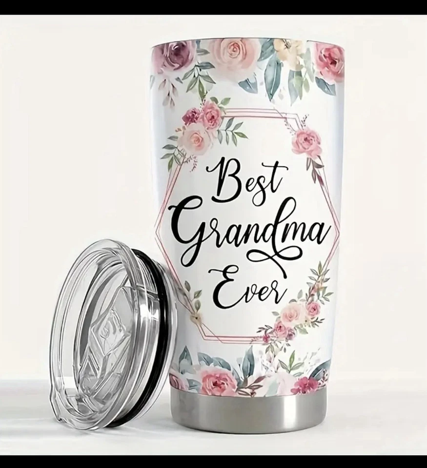 Grandma Tumbler for Christmas Best Ever Cup - Gifts 20, - Image 1 of 4