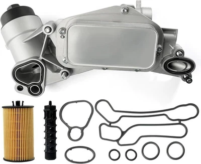 Engine Oil Cooler Filter Housing For Chevy Cruze Sonic Aveo 1.6L 1.8L 93186324 - Image 1 of 4
