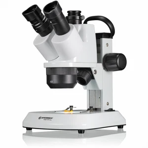 BRESSER Analyth STR Trino 10x - 40x trinokulares Stereo-Mikroskop mit Auf- und D - Bild 1 von 6