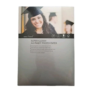 Papier photo jet d'encre A4 Tesco Finest super brillant 50 feuilles 250 g/m² neuf et scellé - Photo 1/5