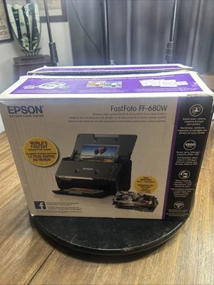 Epson FastFoto FF-680W Wireless High-speed Photo Document Scanning System SEALED - Image 1 of 4