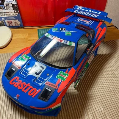 HONDA NSX Castrol RC Car Body Only 1:10 All Painted TAMIYA - Image 1 of 3