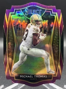 Panini Select #135 2020 Michael Thomas púrpura Prizm troquelado - Imagen 1 de 2