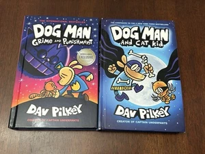 2x Hund Mann Buch Lot; mit Schmutz und Strafe und Katzenkind - Bild 1 von 4