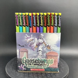 GOOSEBUMPS Haunted Boxed Set Lot 13 RL Stine ~ 1st Edition Printing - Picture 1 of 6
