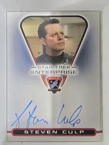 STEVEN CULP AS MAJOR HAYES AUTOGRAMMKARTE MACO1 STAR TREK ENTERPRISE STAFFEL 3 - Bild 1 von 2
