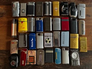 35x Gasfeuerzeuge Konvolut Feuerzeuge Zigarrenfeuerzeug Sturmfeuerzeuge - Bild 1 von 7