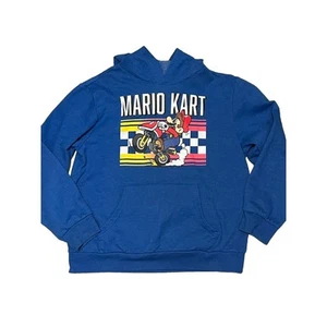 Mario Kart Hoodie Blue size Boys size XL - Picture 1 of 10