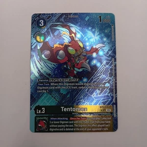 Tentomon BT23-037 U Promo Box Topper Foil Hackers' Slumber Digimon Card Game - Picture 1 of 2