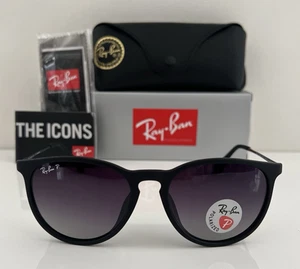 Ray-Ban RB4171 622/T3 Erika Matte Rubber Black 54mm Grey Polarized Lens - Bild 1 von 6