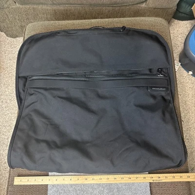 Briggs & Riley Baseline Black Classic Garment Bag 389-4 Nylon Travel Business - Image 1 of 4