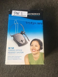 Plantronics S12 schnurgebundenes Büro-Headset-System neuer alter Lagerbestand - Bild 1 von 6