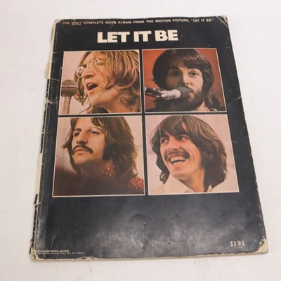 Beatles Let It Be Songook Collection Piano Voice Sheet Music 1969 Northern Songs - Image 1 of 4