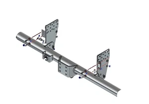 Towtrust Festflansch KFZ Anhängerkupplung für Mitsubishi Canter Fuso ab 2015- - Bild 1 von 8