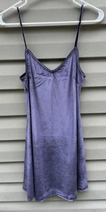Bear Dance Damen lila Samt Mini Bodycon Kleid Gr. M Y2K Fairy Whimsigoth - Bild 1 von 7