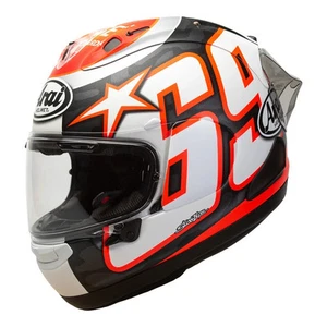 Arai RX-7V Evo Hayden Reset Race Track Sport Motorcycle Helmet LARGE 59cm BNWT - Picture 1 of 2