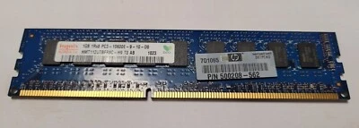 Hynix HMT112U7BFR8C-H9 1GB PC3-10600 1333MHz ECC DDR3 Server RAM Memory HP - Image 1 of 2