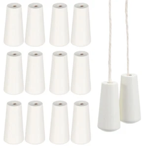 12Pcs Wooden Blind Cord Pulls for Shade Installation - Picture 1 of 2