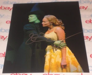 CHENOWETH & MENZEL SIGNED CLASSIC WICKED BROADWAY 8X10 PHOTO AUTOGRAPH COA B - Picture 1 of 2