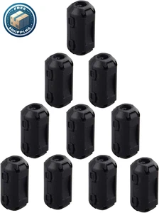 10 Pezzi Clip Su Anello Di Ferrite Nucleo Anti-Interferenza, Filtro Ad Alta Freq - Foto 1 di 7
