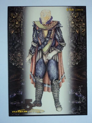 1997 BABYLON 5 SPECIAL EDITION - B5 COSTUME CARD - C3 - G'KAR (1993) - Image 1 of 4