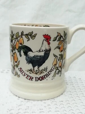 New 1st Emma Bridgewater Farmyard Birds 1/2 Pint Mug Chickens Quails