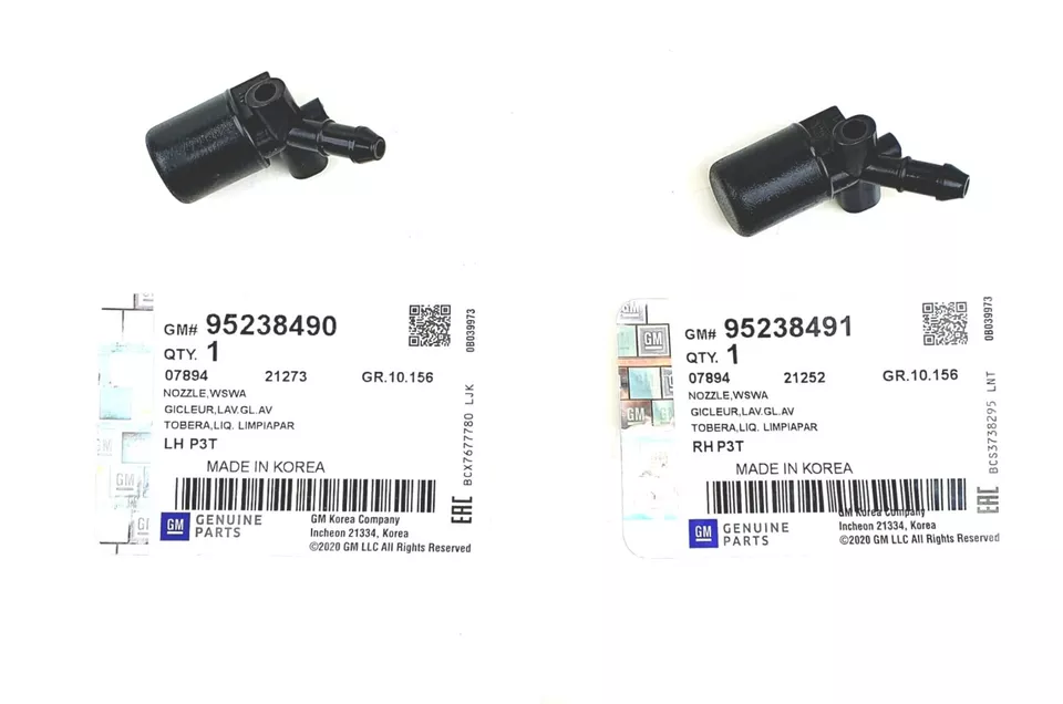  OE OPEL WINDSCREEN WASHER JET LEFT FRONT 95238490 NEU DE STOCK