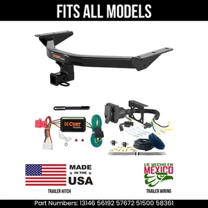 For 14-20 Acura MDX Trailer Hitch +7 Pin Wiring Fits All Models Curt 13146 56192 - Picture 1 of 24
