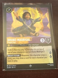 Bruno Madrigal - Vidente Cantor - 20/204 - Súper Raro Lorcana Reinado de Jafar - Imagen 1 de 1