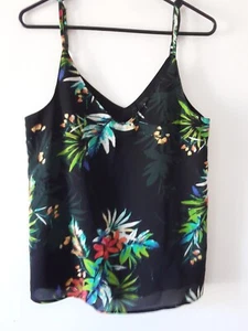 COTTON ON  Camisole Top Womens Size XS   Strappy Summer Black Lined Party Casual - Picture 1 of 11