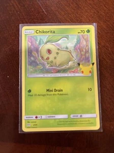 Pokemon - Chikorita - 25th Anniversary Mcdonalds Promo 2021 - 2/25 - Non-Holo - Picture 1 of 2