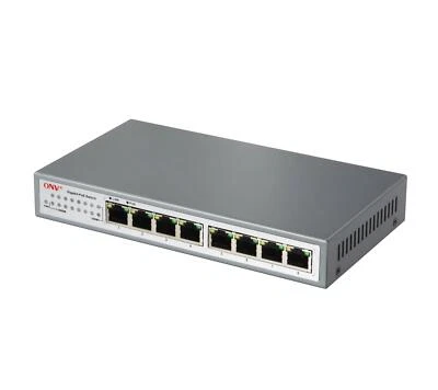 8-Port Gigabit PoE Switch 8x 10/100/1000Mbps RJ45 with 4 Gigabit PoE Ports 15.4W - Image 1 of 4