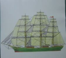 Historische Segelschiff Aufdruck ~ Schottische Tee Clipper 1869