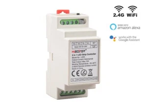 MiBoxer 5in1 LED Controller DIN Rail Hat Rail LS2S Mi-Light RGB RGBW RGBCCT - Picture 1 of 8
