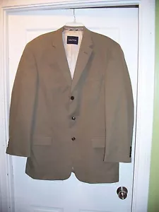 Blazer Traje Nautica by Lord & Taylor Color Tostado Talla 42 L 100% Algodón - Imagen 1 de 4