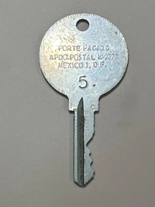 Vintage Hotel Motel Room Key Mexico #428 - Picture 1 of 2