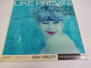 Andre Previn Trio Like Previn Contemporary M3575 MONO 1st Red Mitchell 1957 - Picture 1 of 6