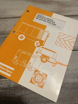 Libro manual catálogo librería piezas compresor Atlas Copco XAS175JD XAHS150JD Foto 1 de 4