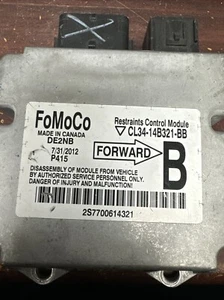 FORD F150 SRS CONTROL MODULE  UNIT PN: CL34-14B321-BB  (P) - Picture 1 of 3