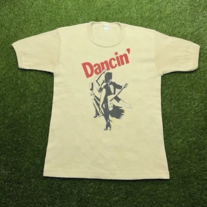 Vintage 1970's Bob Fosse Dancin' Broadway NYC Play Shirt Women’s Sm/Md Musical - Picture 1 of 9