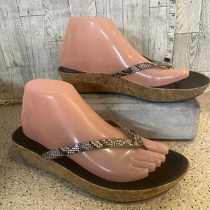FitFlop Sandalen Schlangenledermuster Größe 9 - Bild 1 von 16