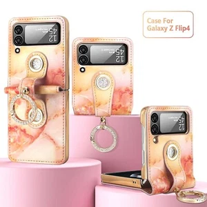 Funda de cuero para móvil Vietao anillo colorido para Samsung Z Flip 4 3 5 - Imagen 1 de 19