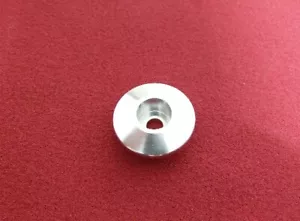 Alu Steuersatz-Kappe, Ahead-Cap, cnc-gefräßt, 1", silber, NEU, NOS, Retro - Bild 1 von 1